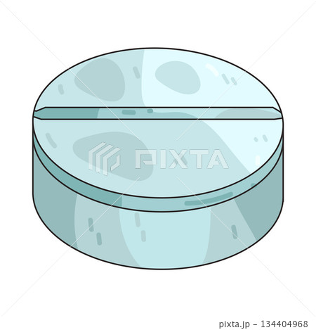 illustration of Round Tablet 134404968