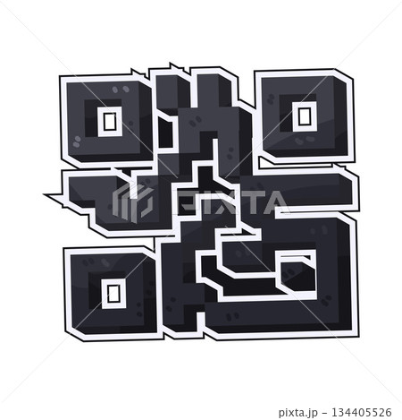 illustration of QR Code 134405526