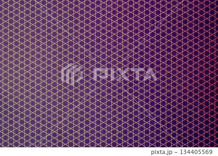 紫色の布生地に薄金色の籠目模様のグラデーションがある背景画像4 134405569