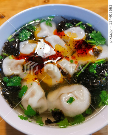 Dumpling soup Dumpling soup 134405663
