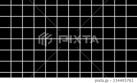 White grid appearing on black background with increasing density. Motion White grid appearing on black background with increasing density. Motion 134405761