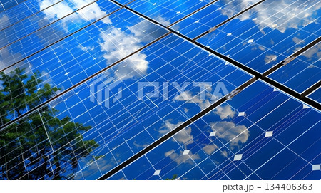 再生可能エネルギー背景 134406363