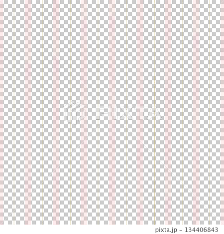 Pink strips and gold thin lines seamless pattern. Hand drawn watercolor art isolated from background. Delicate template for wrapping paper, packaging, wallpaper, textile 134406843