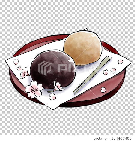 Botamochi and Kinakomochi 134407400