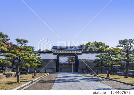 大阪城　大手門 134407678