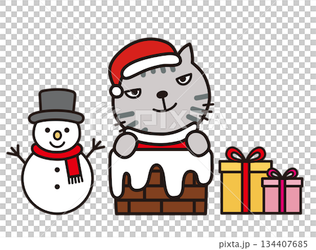 猫のクリスマス 134407685