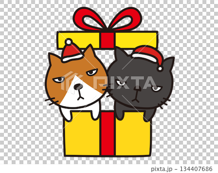 プレゼント猫 134407686