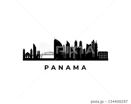 Vector Panama skyline.  134408297