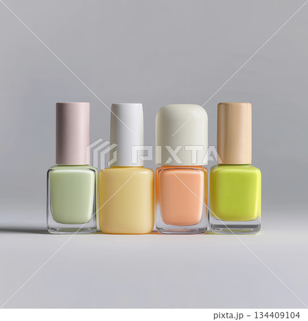 パステルカラーのコスメボトルセット 134409104