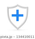Health Protection Shield with Blue Cross Icon 134410011