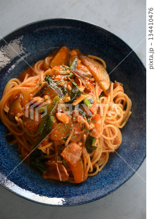 トマトソースパスタ 134410476