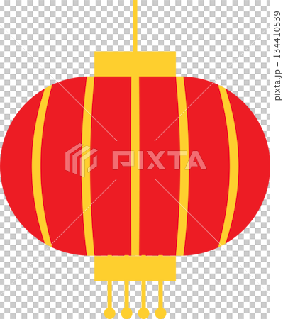 Chinese New Year Icon Set with Lion Dance Lanterns and Lucky Symbols Chinese New Year Icon Set with Lion Dance Lanterns and Lucky Symbols 134410539