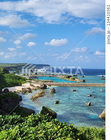 宮古島東平安名崎の宮古ブルー 134410561
