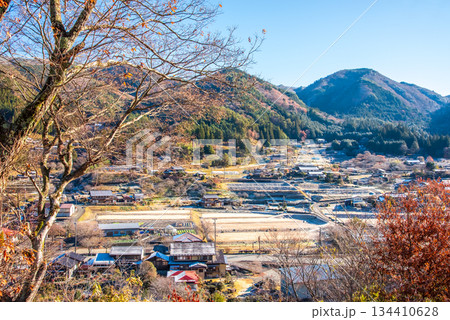 日本で最も美しい村《岐阜県 下呂市 馬瀬》冬景色 日本で最も美しい村《岐阜県 下呂市 馬瀬》冬景色 134410628