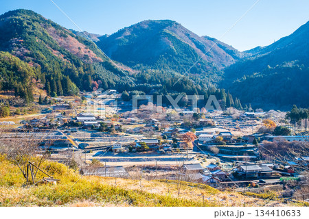 日本で最も美しい村《岐阜県 下呂市 馬瀬》冬景色 134410633