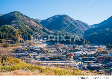 日本で最も美しい村《岐阜県 下呂市 馬瀬》冬景色 134410640