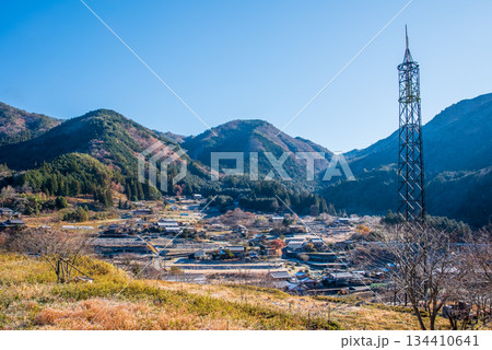 日本で最も美しい村《岐阜県 下呂市 馬瀬》冬景色 134410641