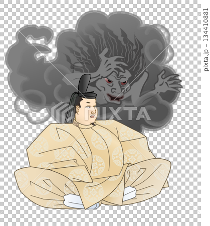 崇徳院のイラスト 134410881