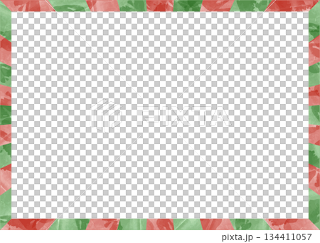 條紋邊框、條紋圖案、背景、水彩風格、模擬紋理 134411057