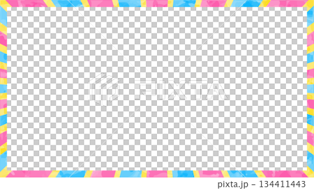 Striped frame, striped pattern, background, watercolor style, analog texture Striped frame, striped pattern, background, watercolor style, analog texture 134411443