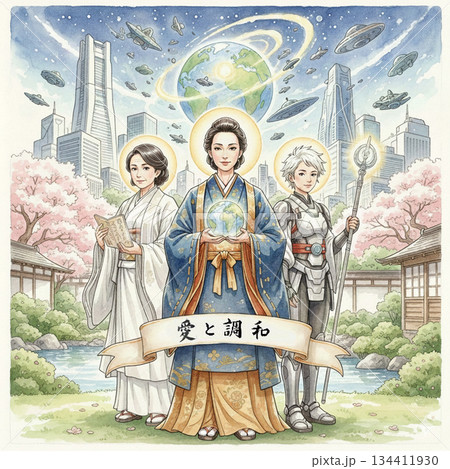 日本から現れた予言されていた「三女聖」 134411930