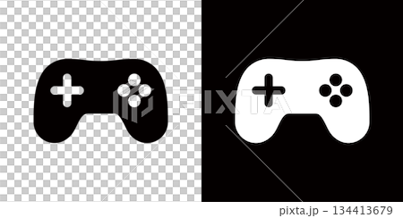 Game controller joystick icon, e-sports symbol Game controller joystick icon, e-sports symbol 134413679
