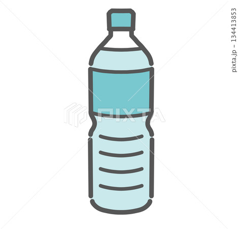 ペットボトルの水・お茶のイラスト（水分補給・チェイサー） 134413853
