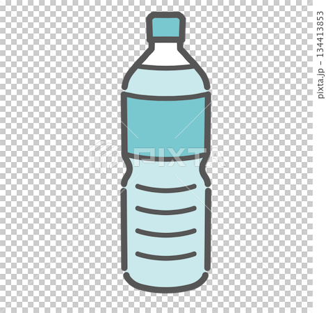 ペットボトルの水・お茶のイラスト（水分補給・チェイサー） 134413853