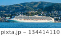 長崎港客船入港（Norwegian Spirit）対岸から　パノラマ【長崎市】 134414110