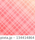 正方形の背景　グラデーションと白のチェック柄　赤 134414864