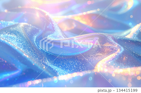 綺麗な水色の背景テクスチャ 134415199