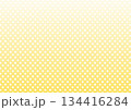 背景　細かいドットのパターンとグラデーション　黄色 134416284