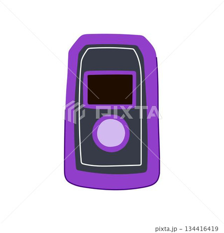Watt meter measuring electricity consumption and energy efficiency 134416419