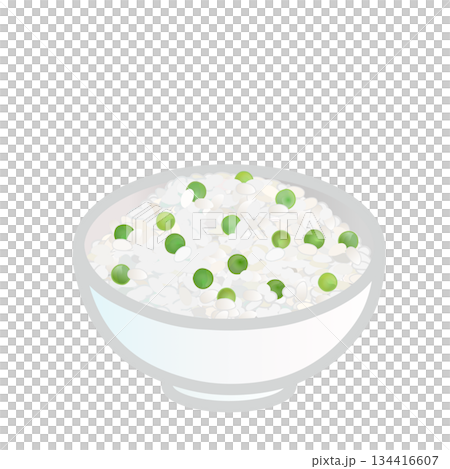 豆ごはんのイラスト 134416607