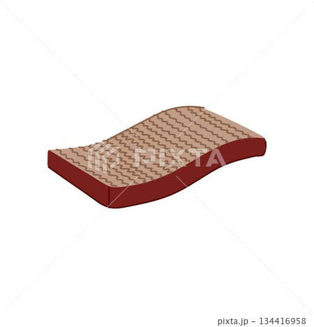 Cat scratching pad offering cardboard lounge for pet comfort Cat scratching pad offering cardboard lounge for pet comfort 134416958