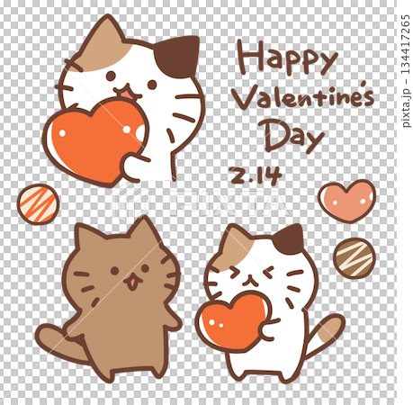 valentine cat valentine cat 134417265