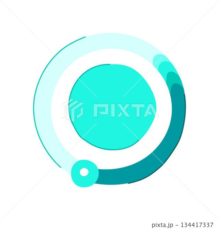Loading progress bar indicator with data visualization Loading progress bar indicator with data visualization 134417337