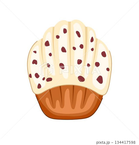 Madeleine cake, french shell shaped cookie, sweet dessert baking Madeleine cake, french shell shaped cookie, sweet dessert baking 134417598