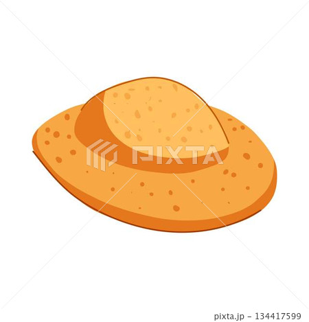 Madeleine cake cookie sweet dessert concept illustration Madeleine cake cookie sweet dessert concept illustration 134417599