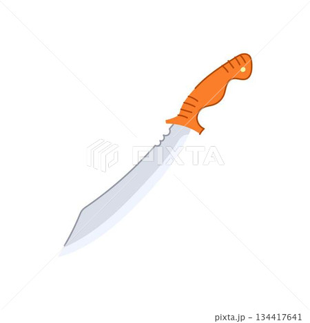 Machete knife tool for outdoor adventure survival 134417641