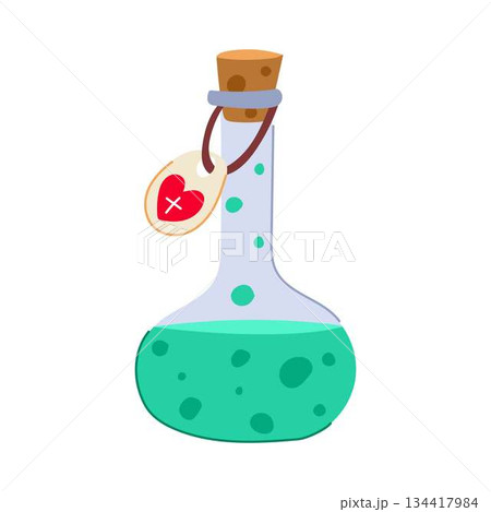 Health potion icon for rpg video game design Health potion icon for rpg video game design 134417984