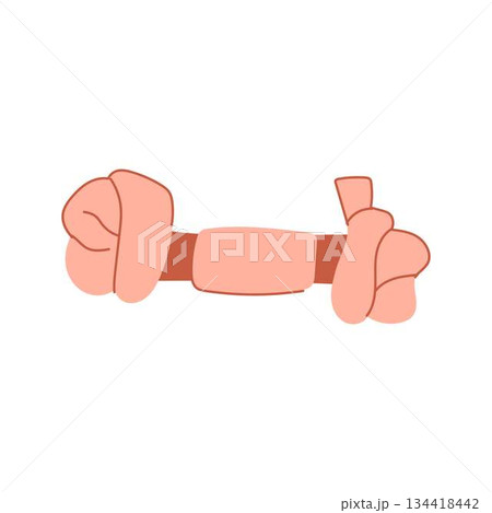 Dog bone rope toy for chewing and playing Dog bone rope toy for chewing and playing 134418442