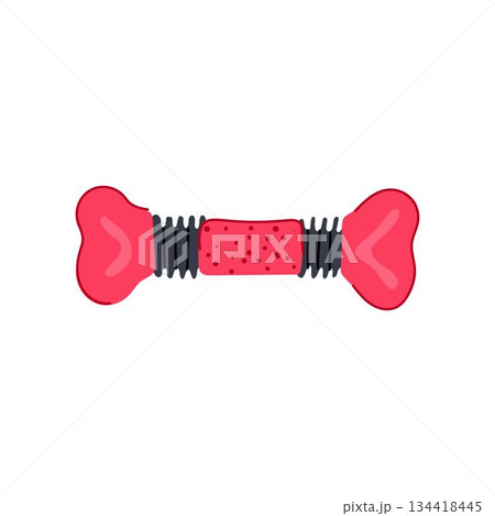 Dog bone toy providing pet chew and play time 134418445