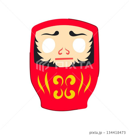 Daruma doll representing japanese culture and good luck Daruma doll representing japanese culture and good luck 134418473