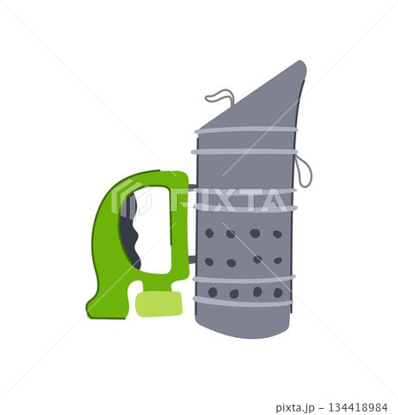 Beekeeper s smoker device for controlling bees illustration 134418984