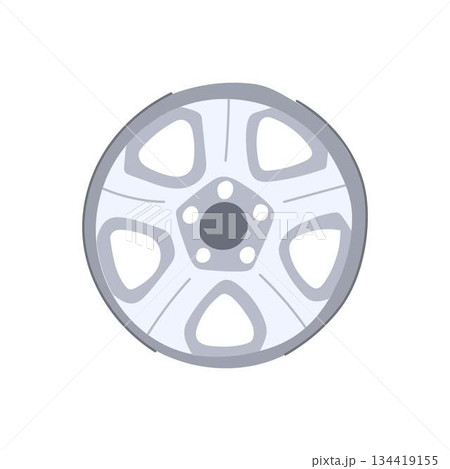 Car alloy wheel design for automotive transportation concept 134419155