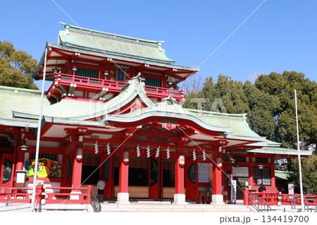 東京都江東区富岡にある「富岡八幡宮の御本殿」 東京都江東区富岡にある「富岡八幡宮の御本殿」 134419700