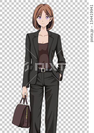 A woman in a suit A woman in a suit 134419941