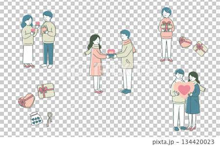 情人節插圖集 情人節插圖集 134420023