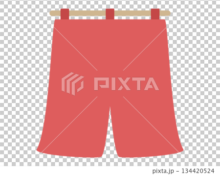 紅色雙幅窗簾 紅色雙幅窗簾 134420524